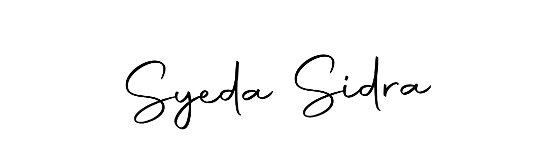 Make a beautiful signature design for name Syeda Sidra. With this signature (Autography-DOLnW) style, you can create a handwritten signature for free. Syeda Sidra signature style 10 images and pictures png