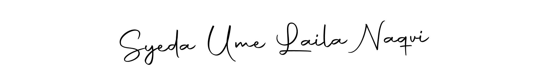 How to make Syeda Ume Laila Naqvi signature? Autography-DOLnW is a professional autograph style. Create handwritten signature for Syeda Ume Laila Naqvi name. Syeda Ume Laila Naqvi signature style 10 images and pictures png
