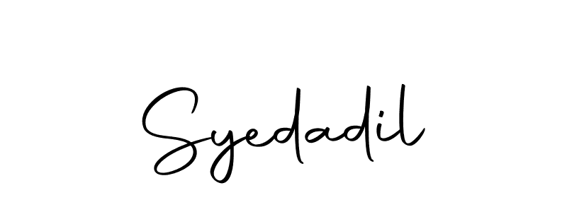 Make a beautiful signature design for name Syedadil. Use this online signature maker to create a handwritten signature for free. Syedadil signature style 10 images and pictures png