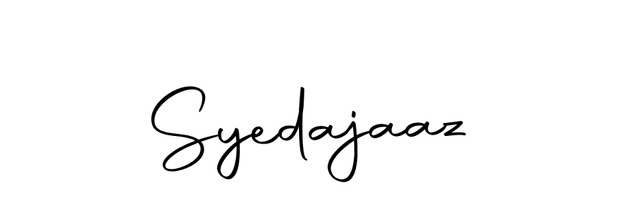 How to make Syedajaaz signature? Autography-DOLnW is a professional autograph style. Create handwritten signature for Syedajaaz name. Syedajaaz signature style 10 images and pictures png