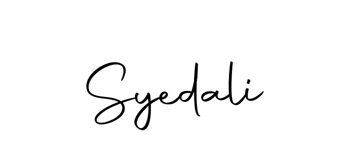 You can use this online signature creator to create a handwritten signature for the name Syedali. This is the best online autograph maker. Syedali signature style 10 images and pictures png