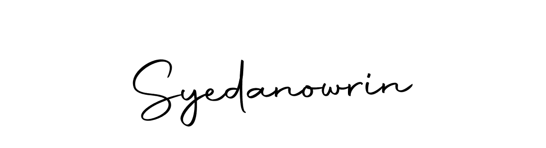 Similarly Autography-DOLnW is the best handwritten signature design. Signature creator online .You can use it as an online autograph creator for name Syedanowrin. Syedanowrin signature style 10 images and pictures png