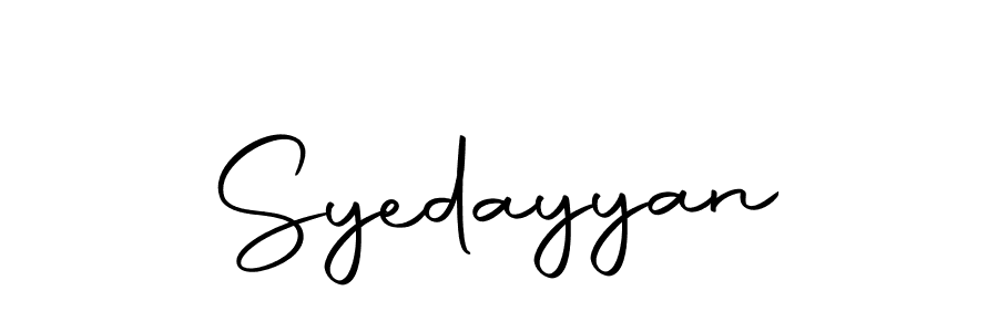 Make a beautiful signature design for name Syedayyan. With this signature (Autography-DOLnW) style, you can create a handwritten signature for free. Syedayyan signature style 10 images and pictures png