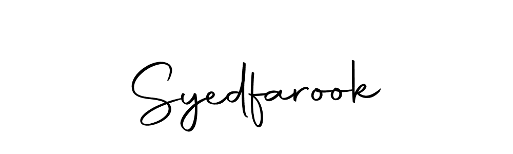 Make a beautiful signature design for name Syedfarook. Use this online signature maker to create a handwritten signature for free. Syedfarook signature style 10 images and pictures png