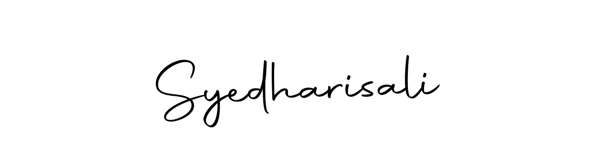 You can use this online signature creator to create a handwritten signature for the name Syedharisali. This is the best online autograph maker. Syedharisali signature style 10 images and pictures png