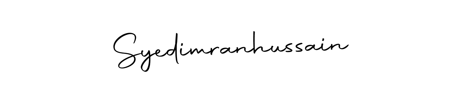 Syedimranhussain stylish signature style. Best Handwritten Sign (Autography-DOLnW) for my name. Handwritten Signature Collection Ideas for my name Syedimranhussain. Syedimranhussain signature style 10 images and pictures png