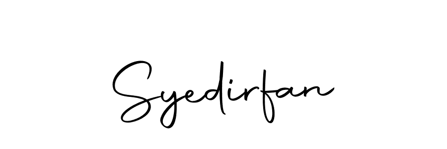 It looks lik you need a new signature style for name Syedirfan. Design unique handwritten (Autography-DOLnW) signature with our free signature maker in just a few clicks. Syedirfan signature style 10 images and pictures png