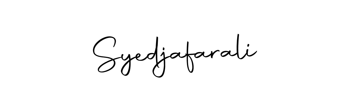 Create a beautiful signature design for name Syedjafarali. With this signature (Autography-DOLnW) fonts, you can make a handwritten signature for free. Syedjafarali signature style 10 images and pictures png