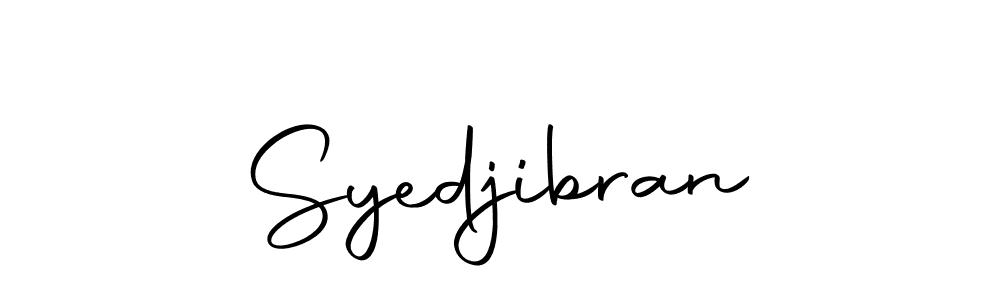 Make a beautiful signature design for name Syedjibran. With this signature (Autography-DOLnW) style, you can create a handwritten signature for free. Syedjibran signature style 10 images and pictures png