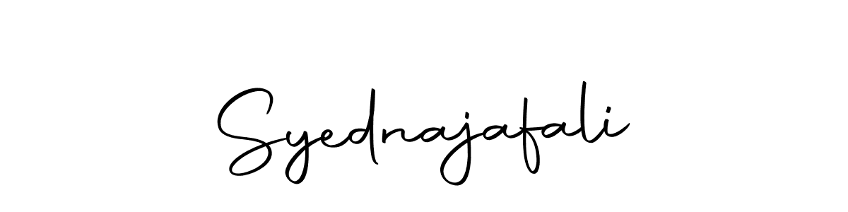 Make a beautiful signature design for name Syednajafali. With this signature (Autography-DOLnW) style, you can create a handwritten signature for free. Syednajafali signature style 10 images and pictures png