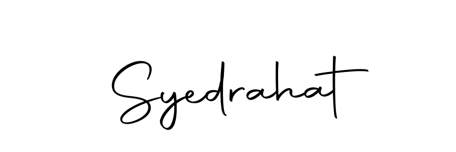 Design your own signature with our free online signature maker. With this signature software, you can create a handwritten (Autography-DOLnW) signature for name Syedrahat. Syedrahat signature style 10 images and pictures png