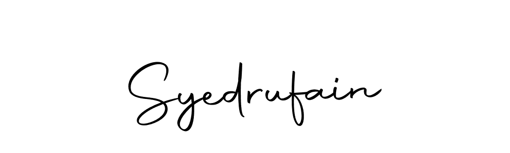 Also we have Syedrufain name is the best signature style. Create professional handwritten signature collection using Autography-DOLnW autograph style. Syedrufain signature style 10 images and pictures png