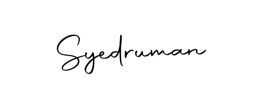 Also You can easily find your signature by using the search form. We will create Syedruman name handwritten signature images for you free of cost using Autography-DOLnW sign style. Syedruman signature style 10 images and pictures png