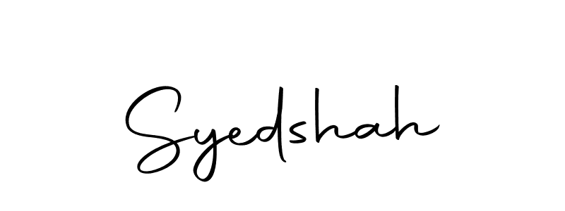 Design your own signature with our free online signature maker. With this signature software, you can create a handwritten (Autography-DOLnW) signature for name Syedshah. Syedshah signature style 10 images and pictures png