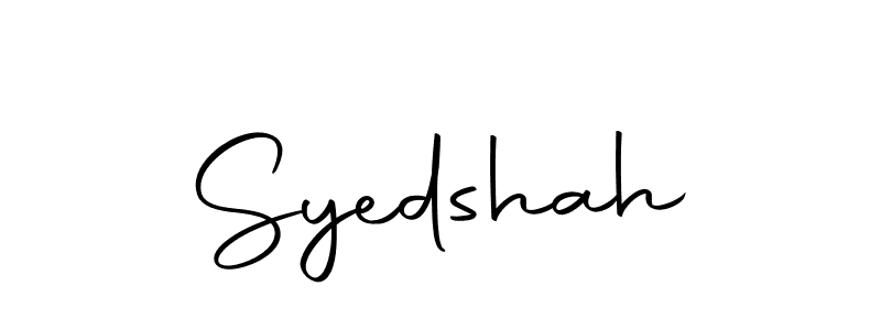 Design your own signature with our free online signature maker. With this signature software, you can create a handwritten (Autography-DOLnW) signature for name Syedshah. Syedshah signature style 10 images and pictures png