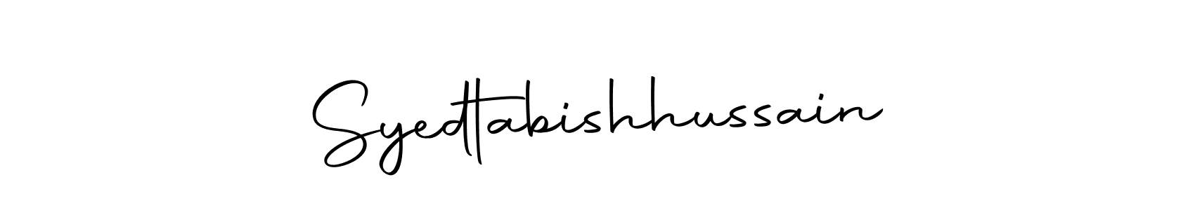 It looks lik you need a new signature style for name Syedtabishhussain. Design unique handwritten (Autography-DOLnW) signature with our free signature maker in just a few clicks. Syedtabishhussain signature style 10 images and pictures png