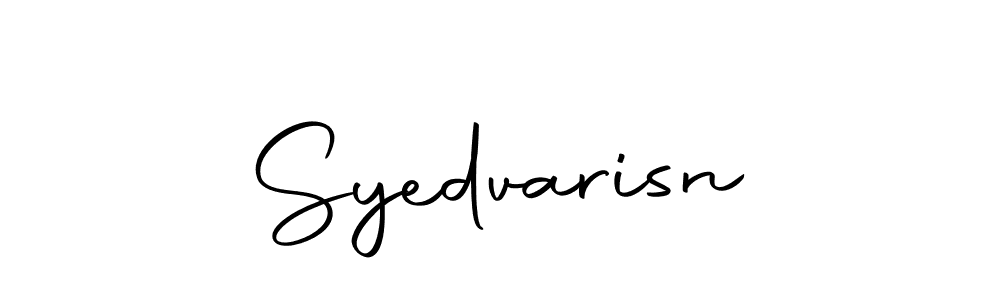 Make a beautiful signature design for name Syedvarisn. With this signature (Autography-DOLnW) style, you can create a handwritten signature for free. Syedvarisn signature style 10 images and pictures png