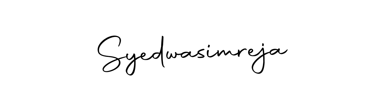 It looks lik you need a new signature style for name Syedwasimreja. Design unique handwritten (Autography-DOLnW) signature with our free signature maker in just a few clicks. Syedwasimreja signature style 10 images and pictures png