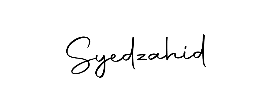 Make a beautiful signature design for name Syedzahid. Use this online signature maker to create a handwritten signature for free. Syedzahid signature style 10 images and pictures png
