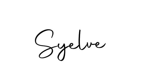 Create a beautiful signature design for name Syelve. With this signature (Autography-DOLnW) fonts, you can make a handwritten signature for free. Syelve signature style 10 images and pictures png