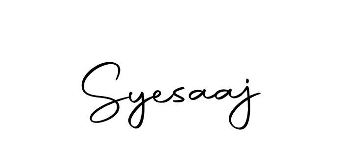 Design your own signature with our free online signature maker. With this signature software, you can create a handwritten (Autography-DOLnW) signature for name Syesaaj. Syesaaj signature style 10 images and pictures png