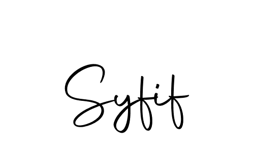 You should practise on your own different ways (Autography-DOLnW) to write your name (Syfif) in signature. don't let someone else do it for you. Syfif signature style 10 images and pictures png