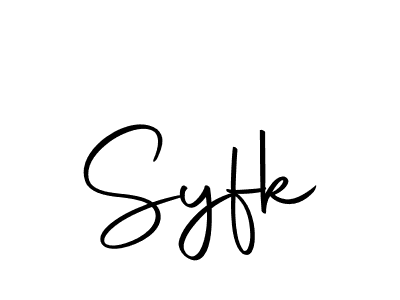 if you are searching for the best signature style for your name Syfk. so please give up your signature search. here we have designed multiple signature styles  using Autography-DOLnW. Syfk signature style 10 images and pictures png