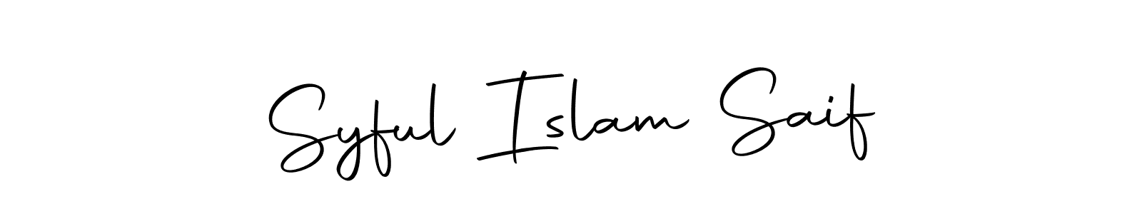 Make a beautiful signature design for name Syful Islam Saif. With this signature (Autography-DOLnW) style, you can create a handwritten signature for free. Syful Islam Saif signature style 10 images and pictures png