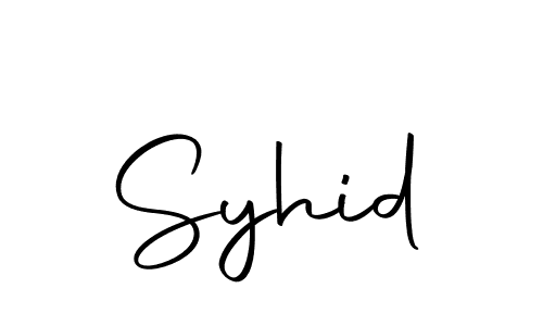 Similarly Autography-DOLnW is the best handwritten signature design. Signature creator online .You can use it as an online autograph creator for name Syhid. Syhid signature style 10 images and pictures png