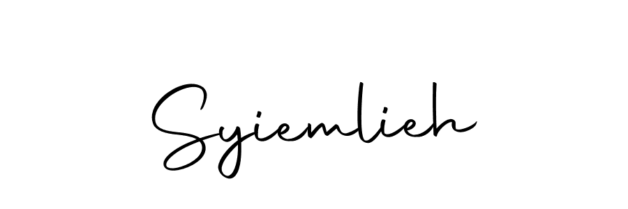 Make a beautiful signature design for name Syiemlieh. With this signature (Autography-DOLnW) style, you can create a handwritten signature for free. Syiemlieh signature style 10 images and pictures png