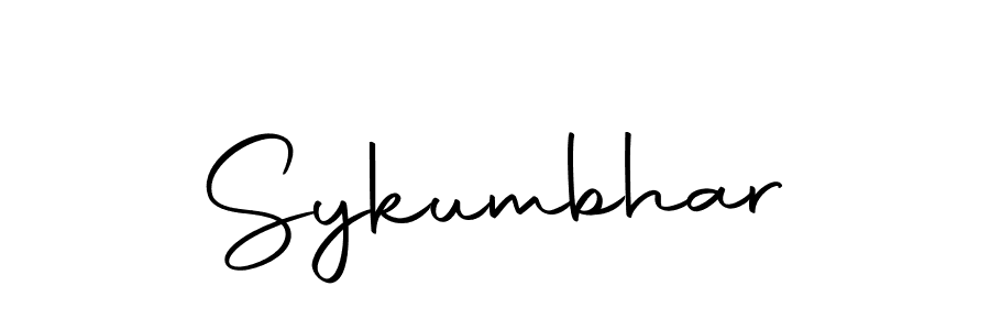 Use a signature maker to create a handwritten signature online. With this signature software, you can design (Autography-DOLnW) your own signature for name Sykumbhar. Sykumbhar signature style 10 images and pictures png