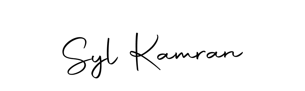 Autography-DOLnW is a professional signature style that is perfect for those who want to add a touch of class to their signature. It is also a great choice for those who want to make their signature more unique. Get Syl Kamran name to fancy signature for free. Syl Kamran signature style 10 images and pictures png