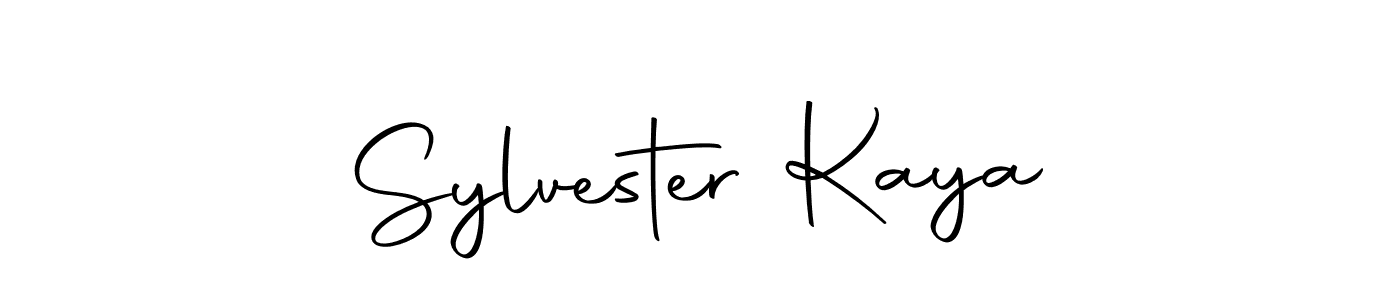 Use a signature maker to create a handwritten signature online. With this signature software, you can design (Autography-DOLnW) your own signature for name Sylvester Kaya. Sylvester Kaya signature style 10 images and pictures png