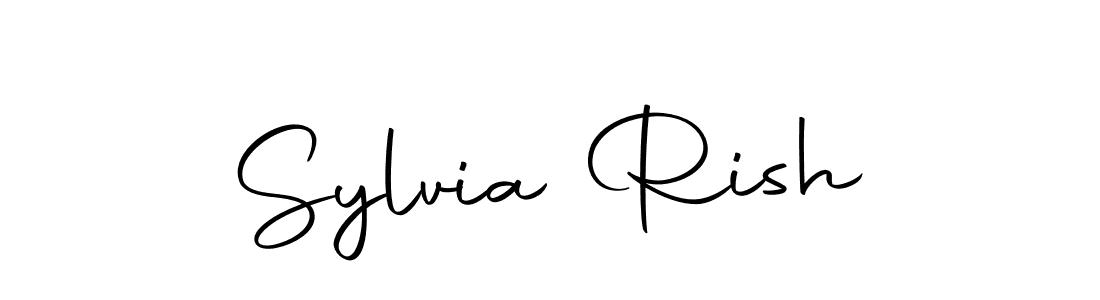 Make a beautiful signature design for name Sylvia Rish. Use this online signature maker to create a handwritten signature for free. Sylvia Rish signature style 10 images and pictures png