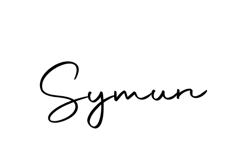 How to make Symun signature? Autography-DOLnW is a professional autograph style. Create handwritten signature for Symun name. Symun signature style 10 images and pictures png