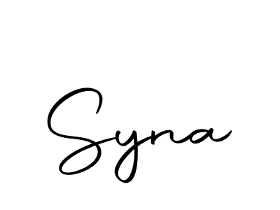 How to make Syna name signature. Use Autography-DOLnW style for creating short signs online. This is the latest handwritten sign. Syna signature style 10 images and pictures png