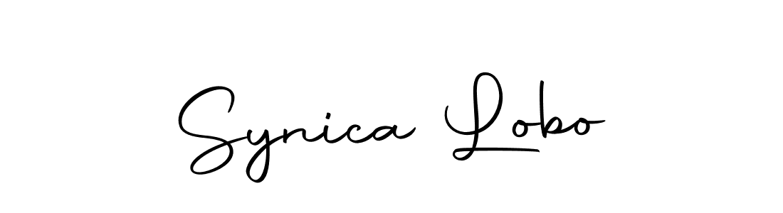 Make a beautiful signature design for name Synica Lobo. With this signature (Autography-DOLnW) style, you can create a handwritten signature for free. Synica Lobo signature style 10 images and pictures png