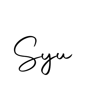 Also we have Syu name is the best signature style. Create professional handwritten signature collection using Autography-DOLnW autograph style. Syu signature style 10 images and pictures png