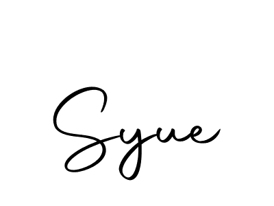 Also we have Syue name is the best signature style. Create professional handwritten signature collection using Autography-DOLnW autograph style. Syue signature style 10 images and pictures png