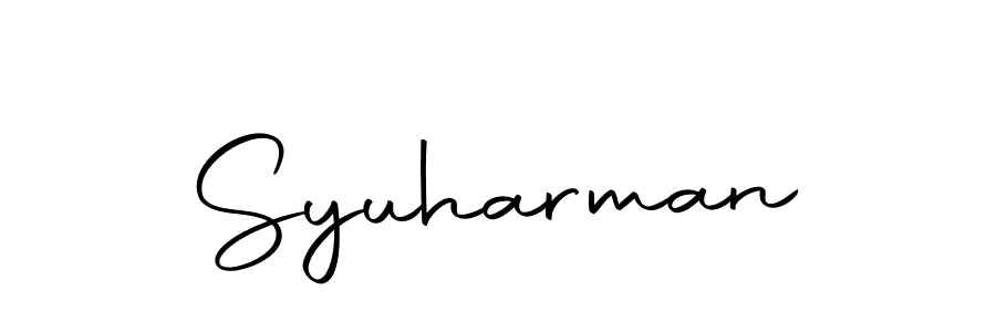 Syuharman stylish signature style. Best Handwritten Sign (Autography-DOLnW) for my name. Handwritten Signature Collection Ideas for my name Syuharman. Syuharman signature style 10 images and pictures png