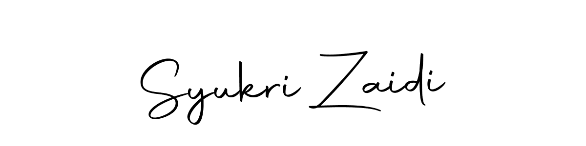 The best way (Autography-DOLnW) to make a short signature is to pick only two or three words in your name. The name Syukri Zaidi include a total of six letters. For converting this name. Syukri Zaidi signature style 10 images and pictures png