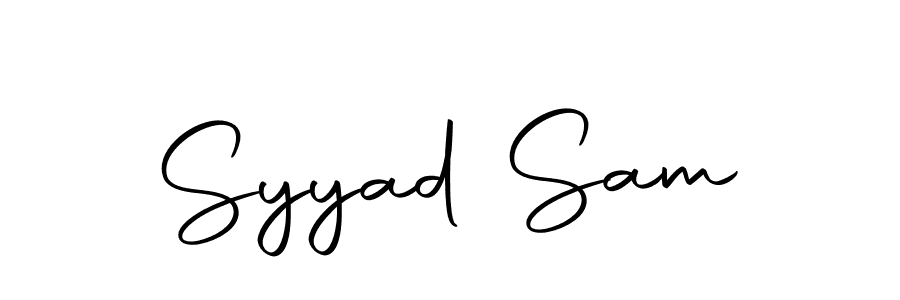 Syyad Sam stylish signature style. Best Handwritten Sign (Autography-DOLnW) for my name. Handwritten Signature Collection Ideas for my name Syyad Sam. Syyad Sam signature style 10 images and pictures png