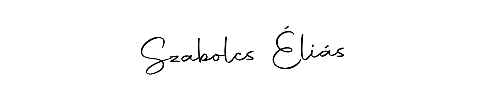 Use a signature maker to create a handwritten signature online. With this signature software, you can design (Autography-DOLnW) your own signature for name Szabolcs Éliás. Szabolcs Éliás signature style 10 images and pictures png