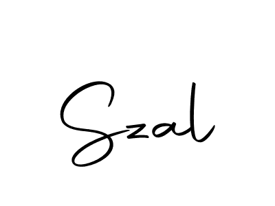 Create a beautiful signature design for name Szal. With this signature (Autography-DOLnW) fonts, you can make a handwritten signature for free. Szal signature style 10 images and pictures png