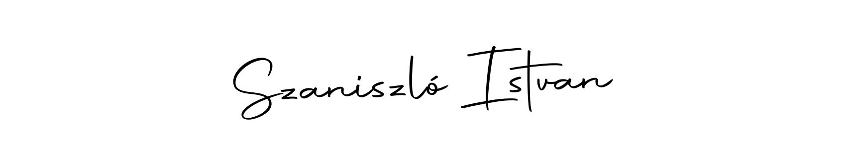 Also we have Szaniszló Istvan name is the best signature style. Create professional handwritten signature collection using Autography-DOLnW autograph style. Szaniszló Istvan signature style 10 images and pictures png