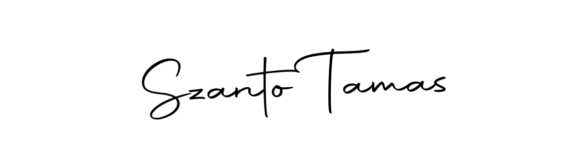 if you are searching for the best signature style for your name Szanto Tamas. so please give up your signature search. here we have designed multiple signature styles  using Autography-DOLnW. Szanto Tamas signature style 10 images and pictures png