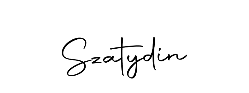 Create a beautiful signature design for name Szatydin. With this signature (Autography-DOLnW) fonts, you can make a handwritten signature for free. Szatydin signature style 10 images and pictures png
