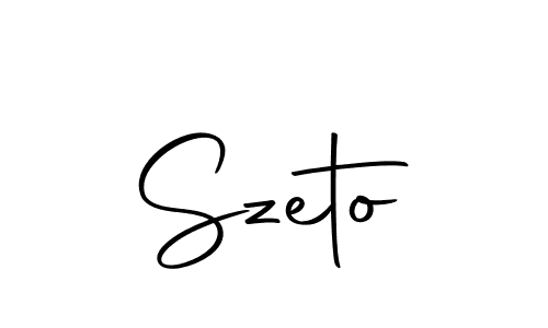Make a beautiful signature design for name Szeto. With this signature (Autography-DOLnW) style, you can create a handwritten signature for free. Szeto signature style 10 images and pictures png