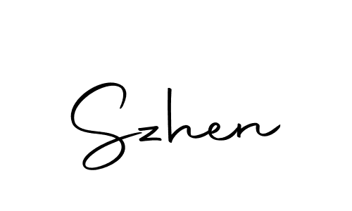 Here are the top 10 professional signature styles for the name Szhen. These are the best autograph styles you can use for your name. Szhen signature style 10 images and pictures png