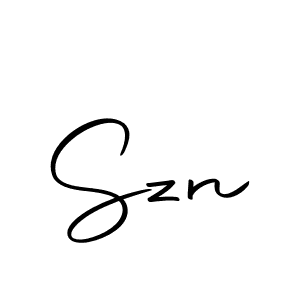 Szn stylish signature style. Best Handwritten Sign (Autography-DOLnW) for my name. Handwritten Signature Collection Ideas for my name Szn. Szn signature style 10 images and pictures png